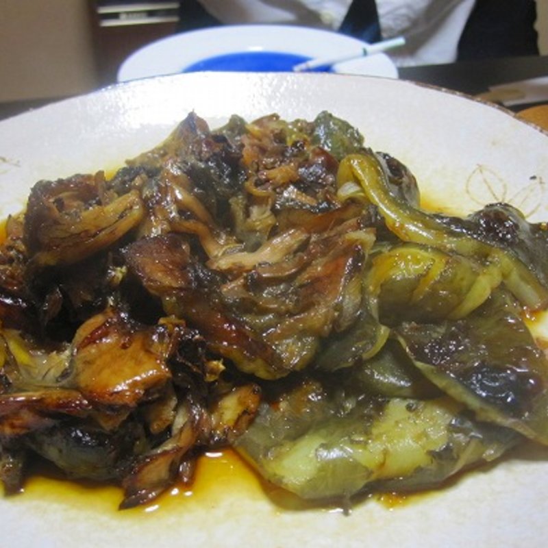 スッポンのせせり（首肉）とエンペラのガーリック醤油焼き(はせ川すっぽん料理 )