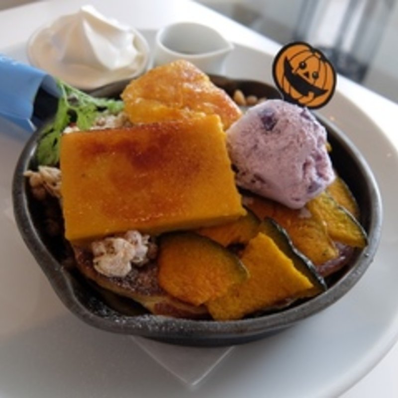 えびすかぼちゃブリュレとザクザクグラノーラの窯出しフレンチパンケーキ(Butter ららぽーと豊洲店)