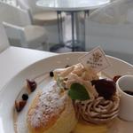 ふわふわスフレパンケーキメニーメニーマロン(Butter ららぽーと豊洲店)