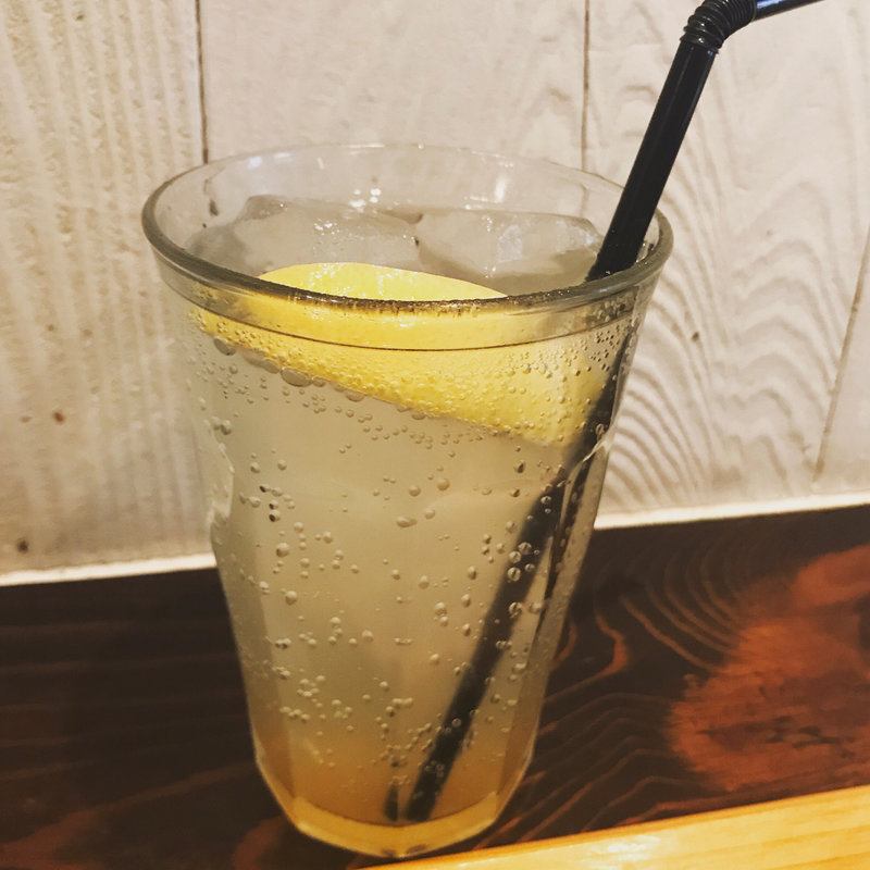 自家製ジンジャーエール(あさり食堂)