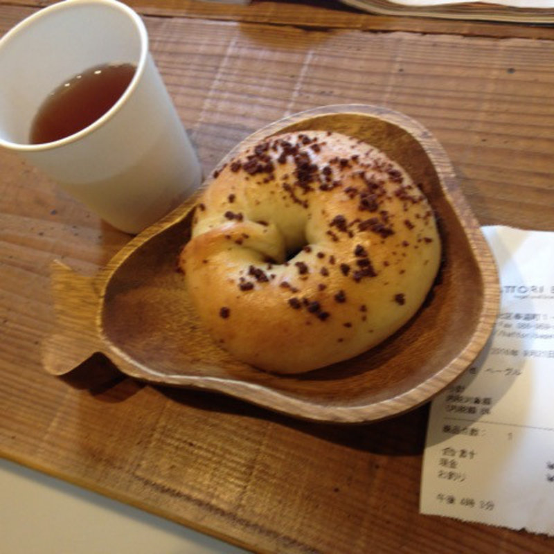 バナナチョコベーグル(ハットリベーグル)