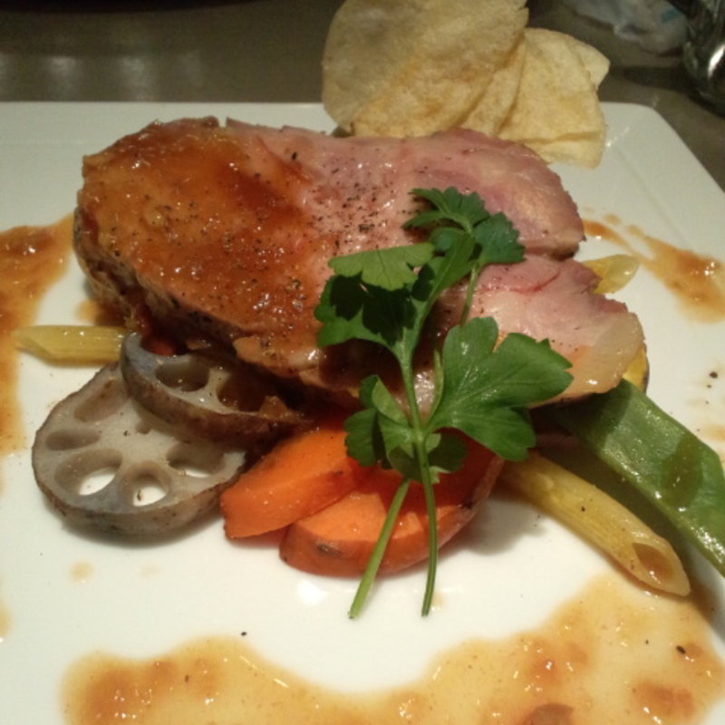 豚ロース肉ロースト
オリジナルオリエンタルソース(PAPPARE VINO)