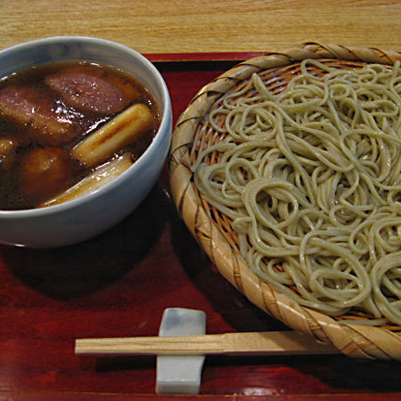 鴨ざる　(はっぴ)