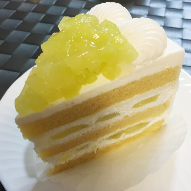 スーパーメロンショートケーキ(ピエール・エルメ・パリ ホテルニューオータニ店)