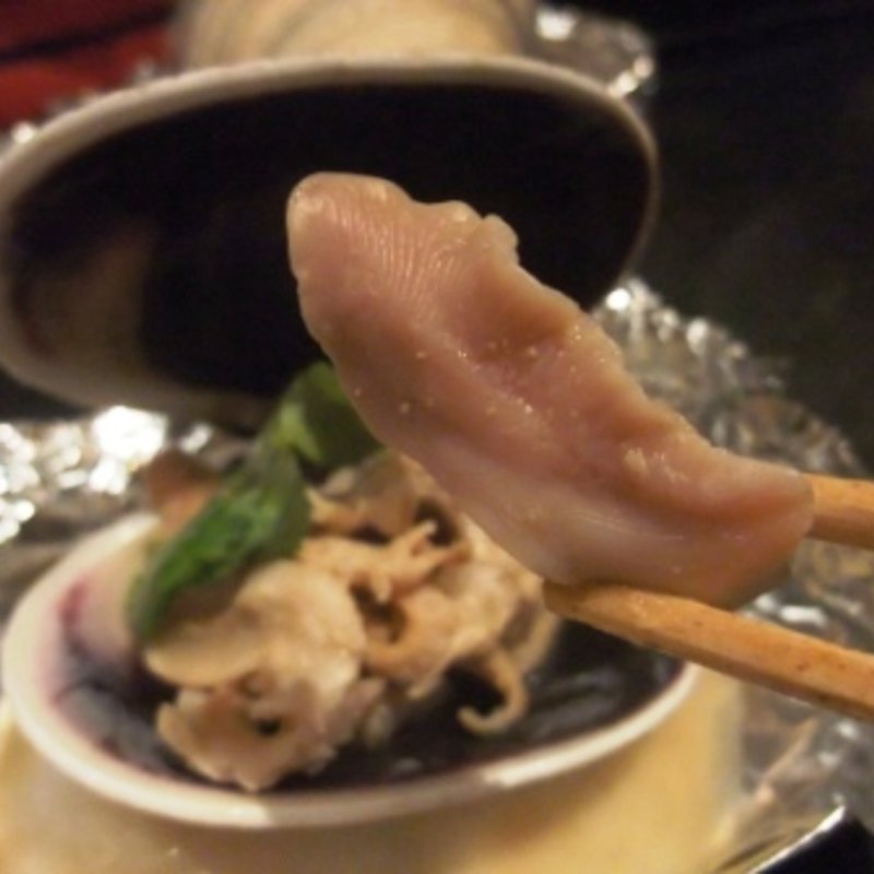 大貝焼き(曾根崎鉄板食堂 はなたれ)