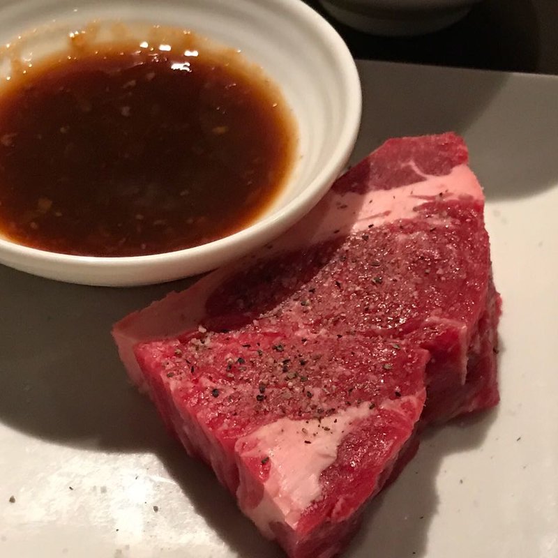 厚切りミスジステーキ(あぶりや なんばダオーレ店)