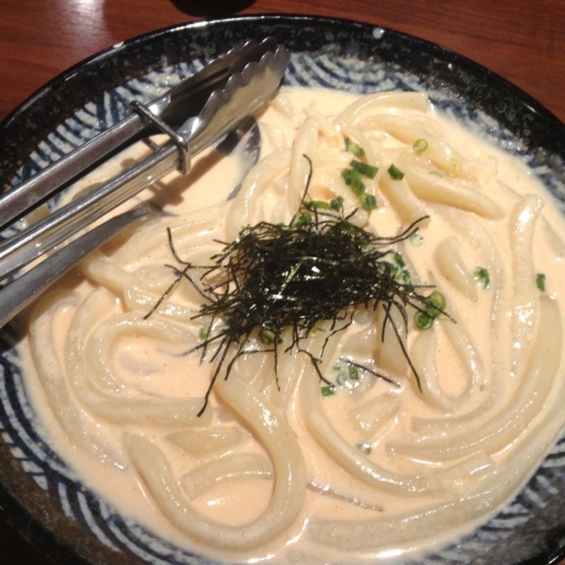 明太カルボナーラうどん(はなの舞 新宿東口店 )
