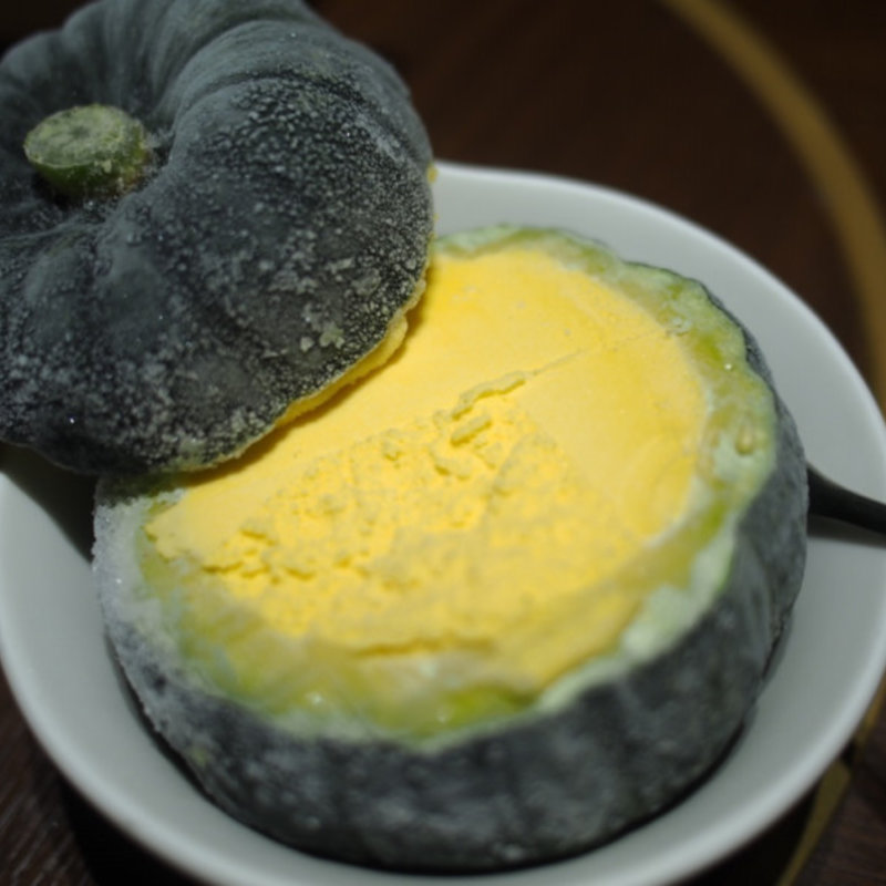 かぼちゃアイス(ハヌリ 新宿三丁目店)