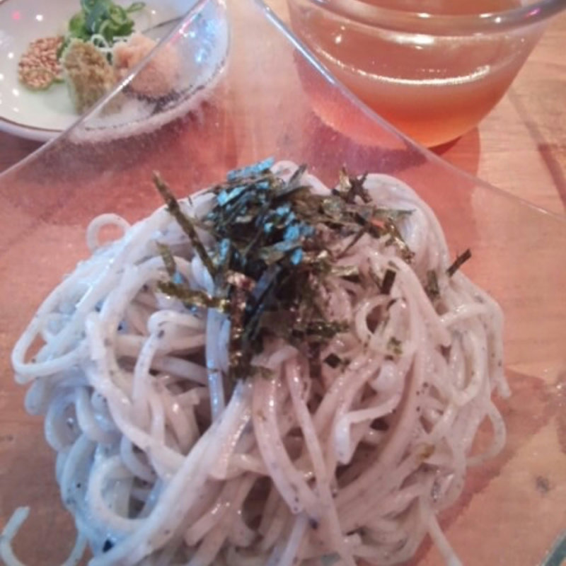 黒胡麻ソーメン(ぱねぱね)