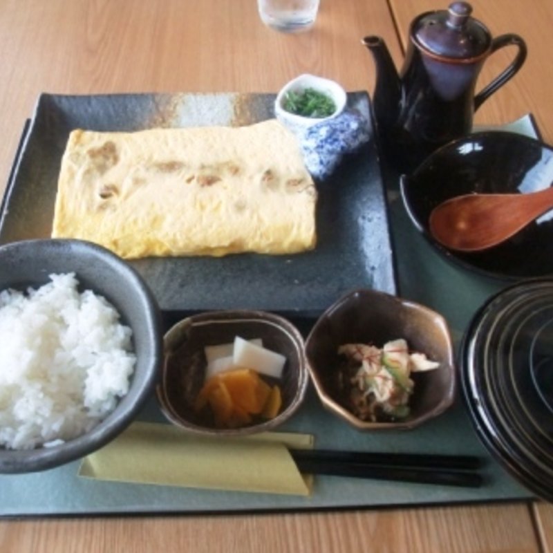 はまぐり出汁たまご巻定食(はまぐり庵)