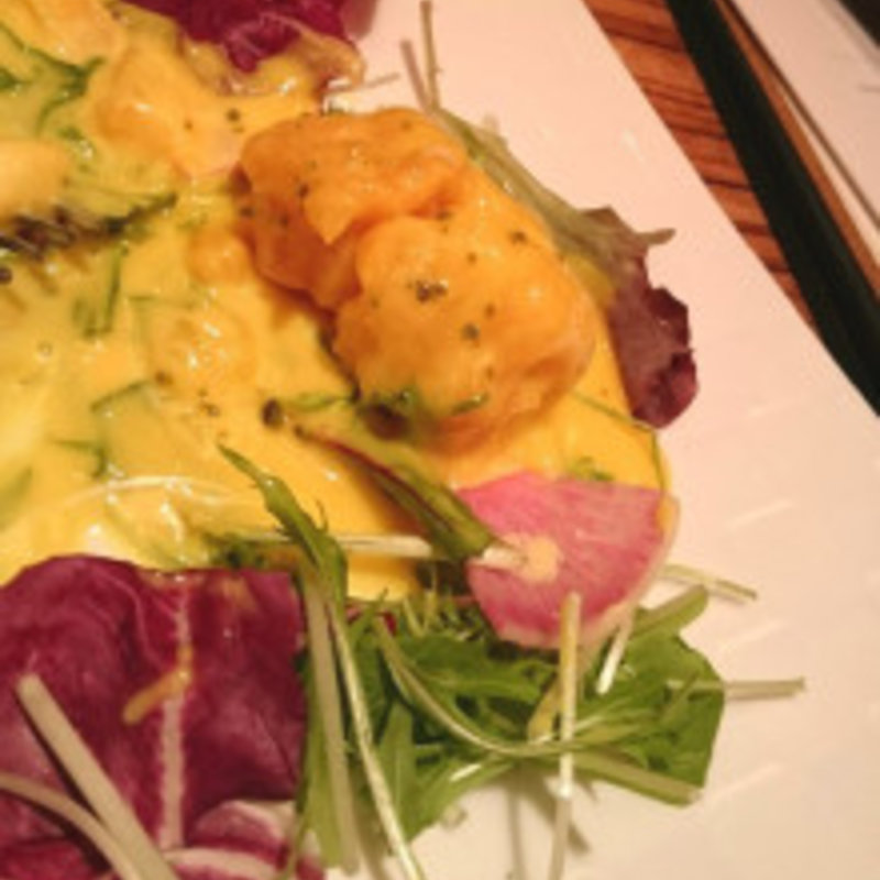 海老のマンゴーソース(パラダイス ダイナシティ)