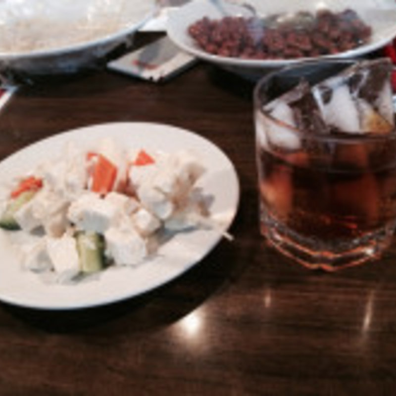豆腐サラダ(中国居酒屋 はるぴん)
