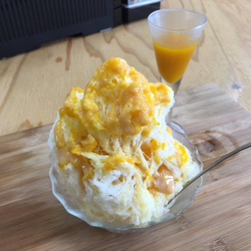 かぼちゃ かき氷(高梨酒店 はるみせ)
