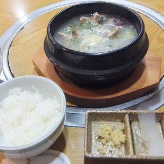 サンゲタン定食(韓国家庭料理ハレルヤ 新大久保店)
