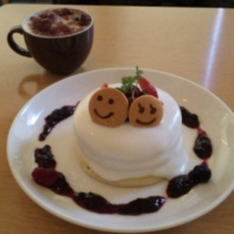 ヨーグルトクリームミックスベリードリンクセット(パンケーキデイズ 原宿店 )