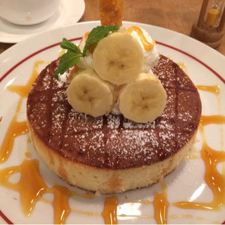 さっちゃんのバナナパンケーキ(パンケーキママカフェ VoiVoi)