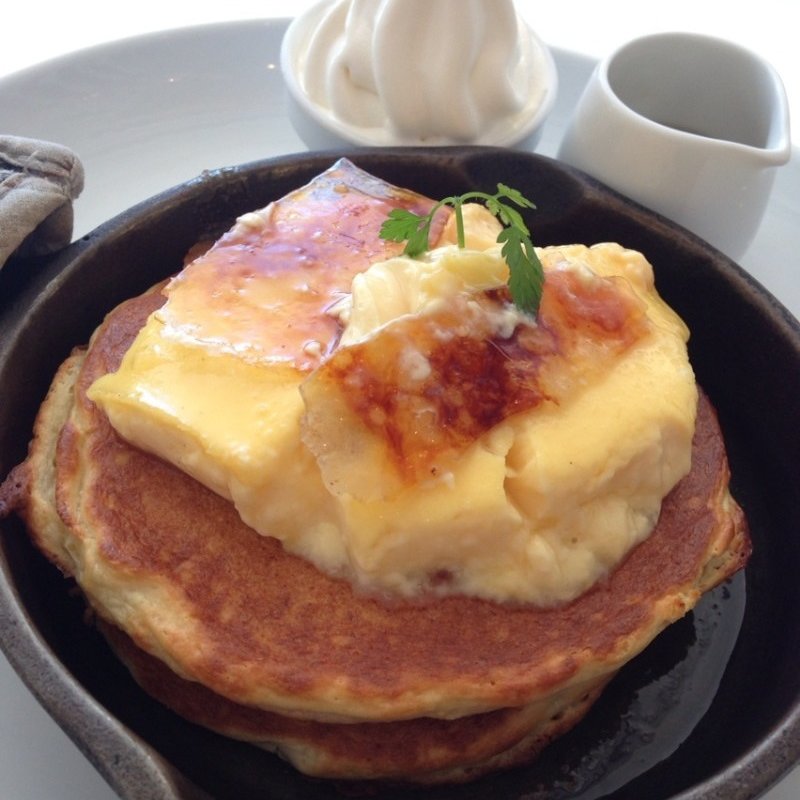 クレームブリュレ窯出しフレンチパンケーキ(Butter ららぽーと豊洲店)