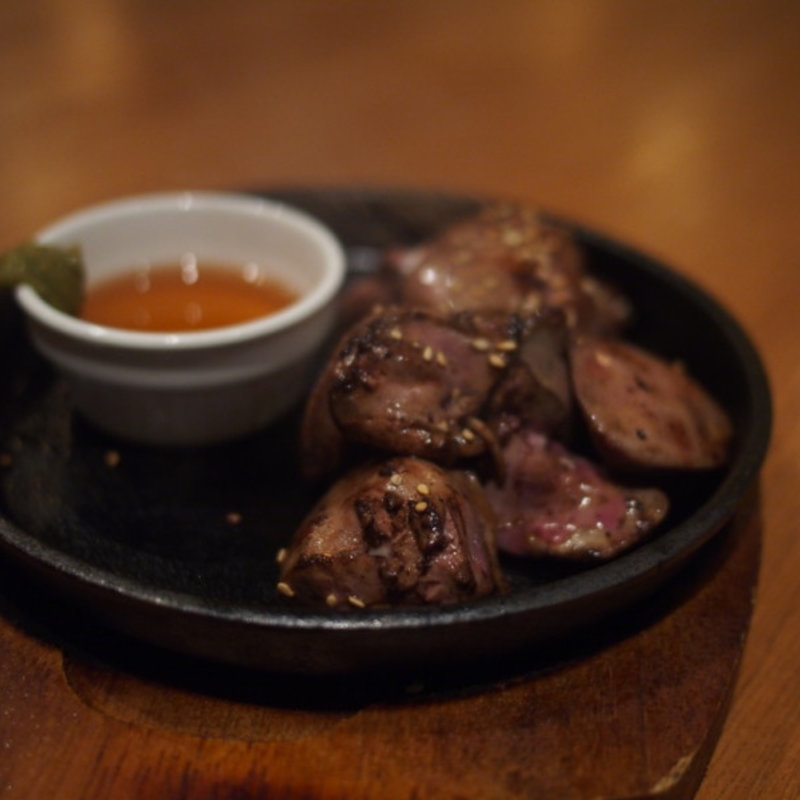 鶏レバーのレア焼き(ばんざい 蒲田店 )