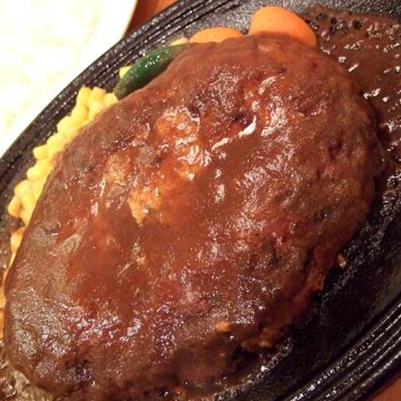 BIGハンバーグランチ　デミソース(ハンバーグオニオン 薬院店)