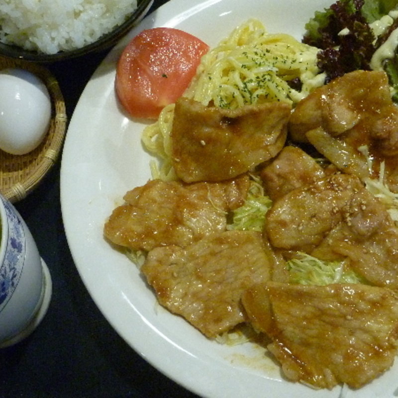 やわらか豚ロースの生姜焼(焼肉みやび)