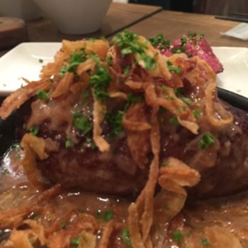 Beef Manハンバーグ(ビーフマン 薬院六ツ角店)