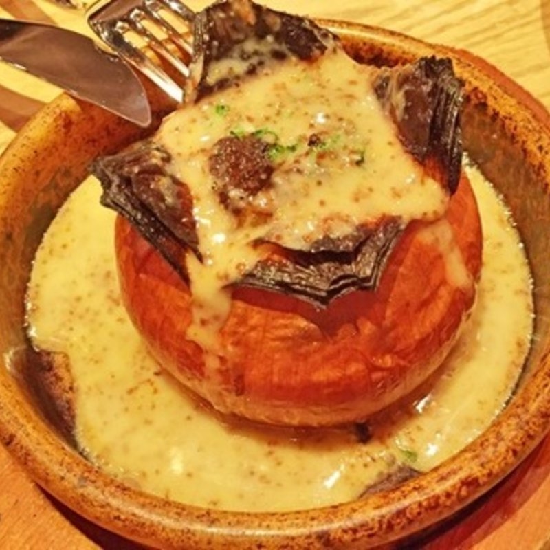 玉葱のロースト　ハニーマスタード添え(ビアバルNAGAOKAYA)