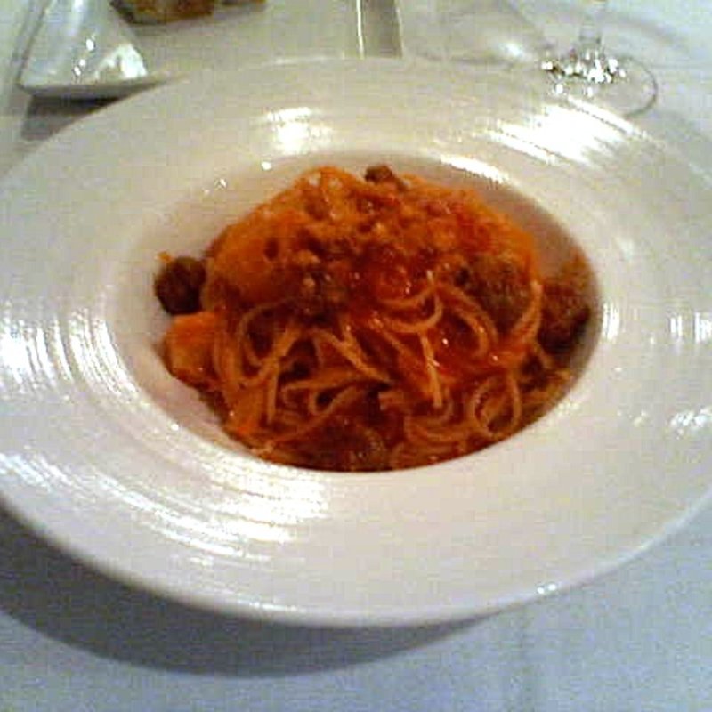 ミートボールスパゲッティ(ビアンカーネ)
