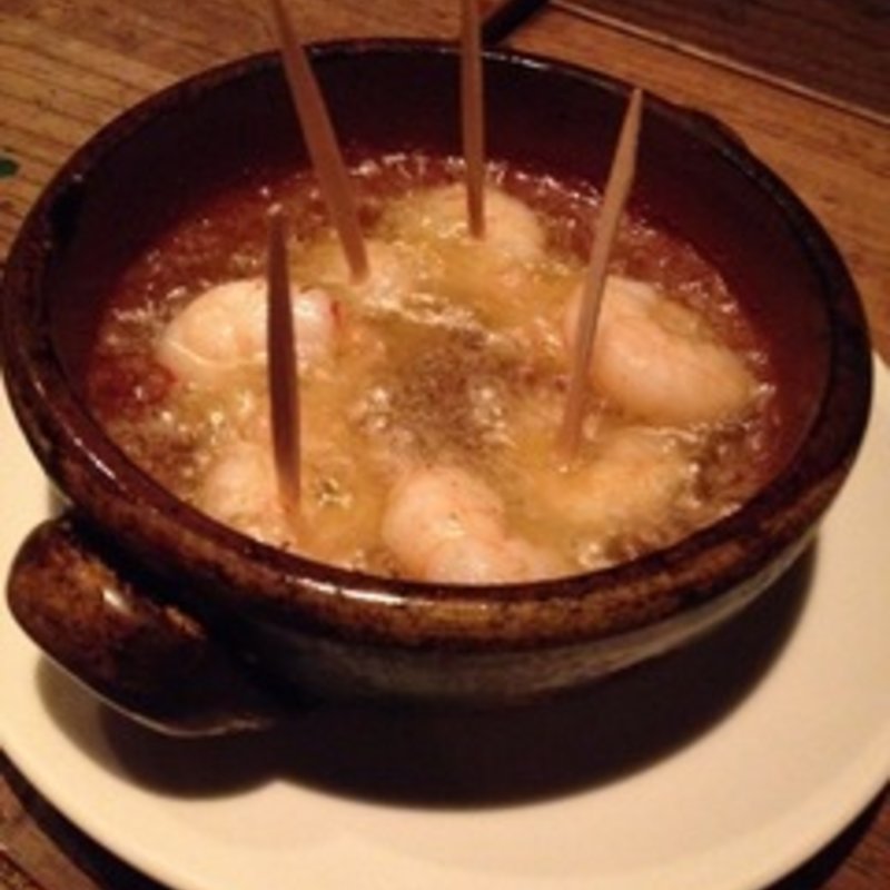 エビのアヒージョ(Italian Kitchen VANSAN)