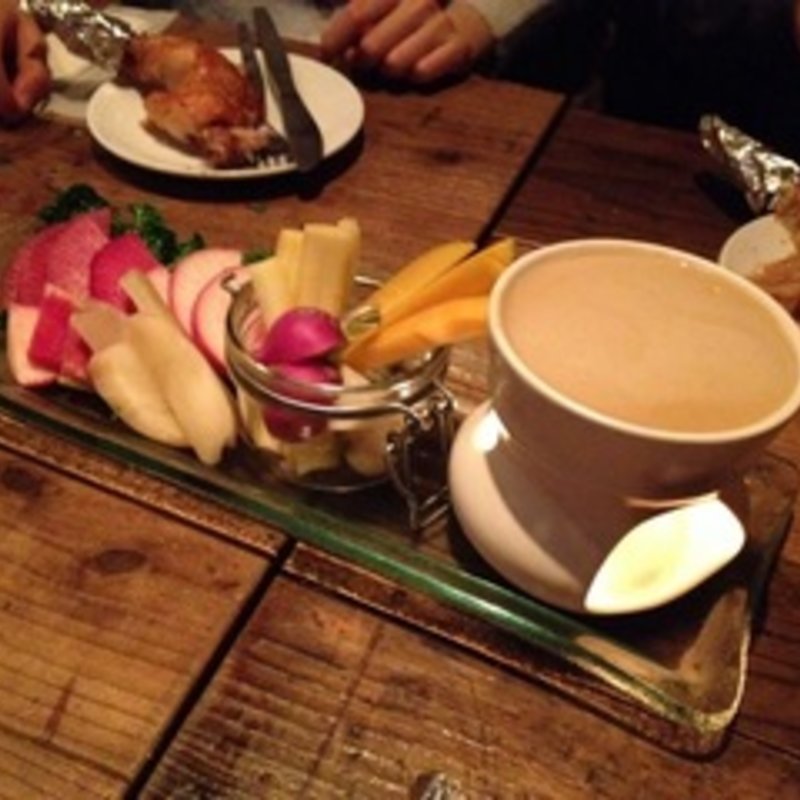 農家さんのこだわり無農薬バーニャカウダ(Italian Kitchen VANSAN)