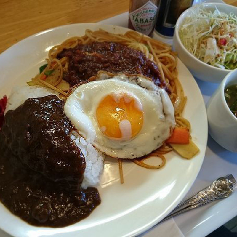 ツインDish（ミート＆カレー）(MESI CAFE ピグレット)