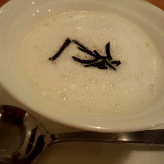 下仁田ネギと百合根のスープ(ビストロ TABATA)