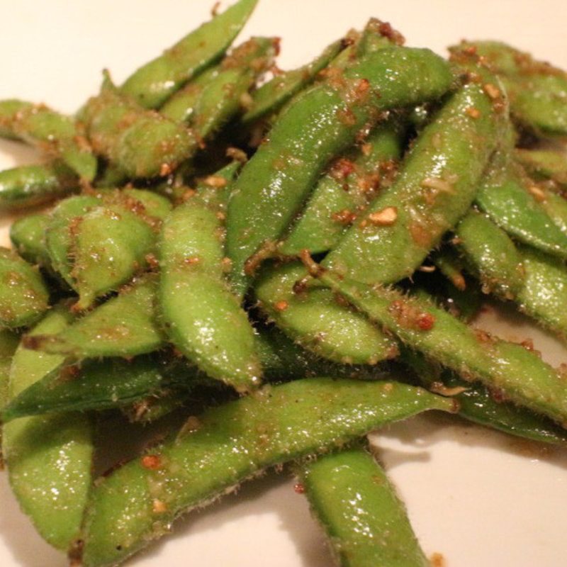 枝豆のアンチョビ炒め(びすとろ UOKIN ボン・ポテ)