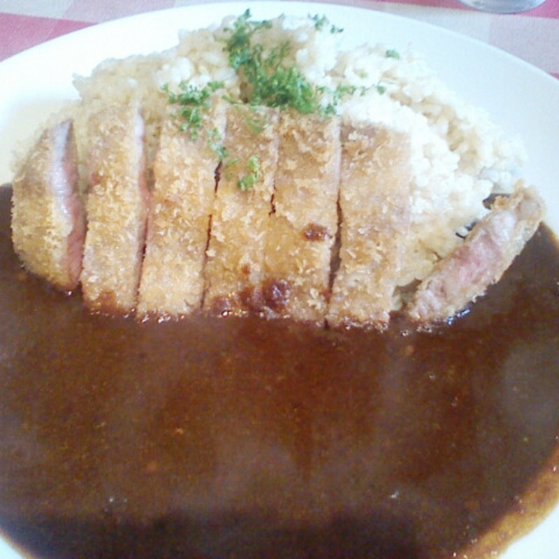 イベリコ豚のカツカレーセット(ビストロ セプト 三条室町本店 （bistro Sept ）)
