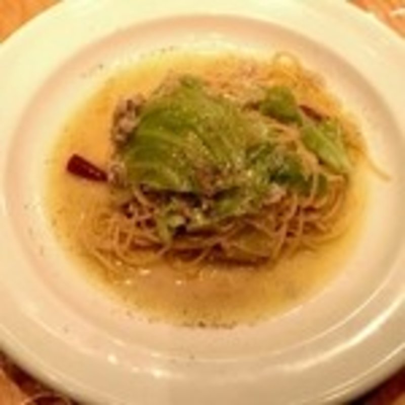 春キャベツとしらすのペペロンチーノ(ビストロ ミヤマス （Bistro ミヤマス）)