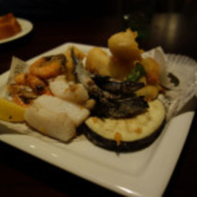 本日の魚介と旬野菜のフリット(びすとろUOKIN 吉祥寺店)