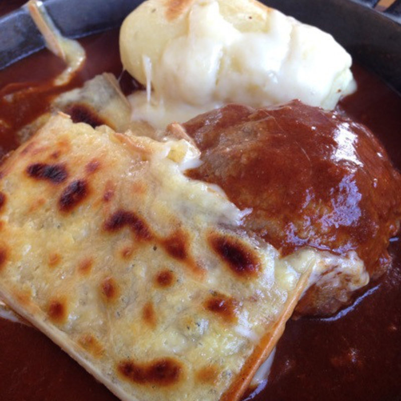 ラクレットのハンバーグ(ビストロカフェ サングリア )