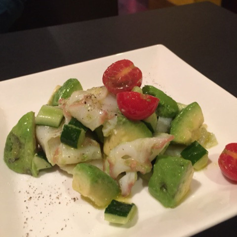真ダコとアボカドのサラダ仕立(ビストロガブリ五反田店)