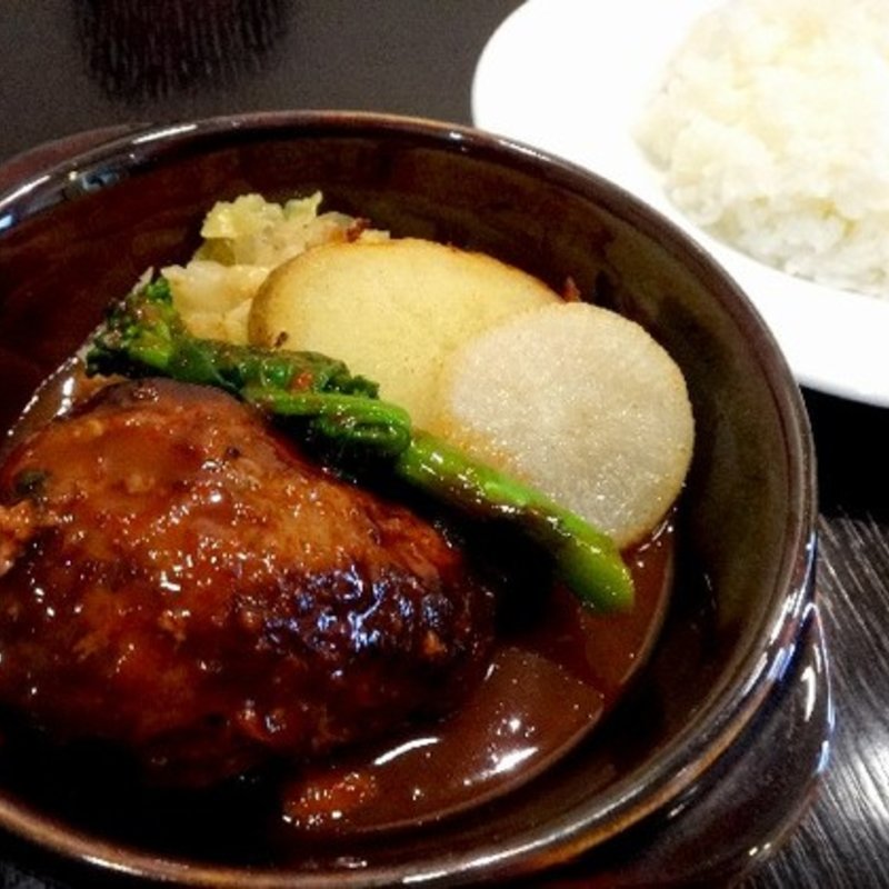 Aランチ.煮込みハンバーグ(ビストロ太郎)