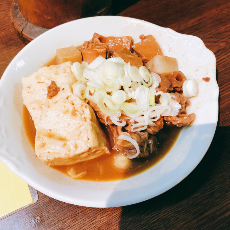 モツ煮込み(居酒屋 釧路)