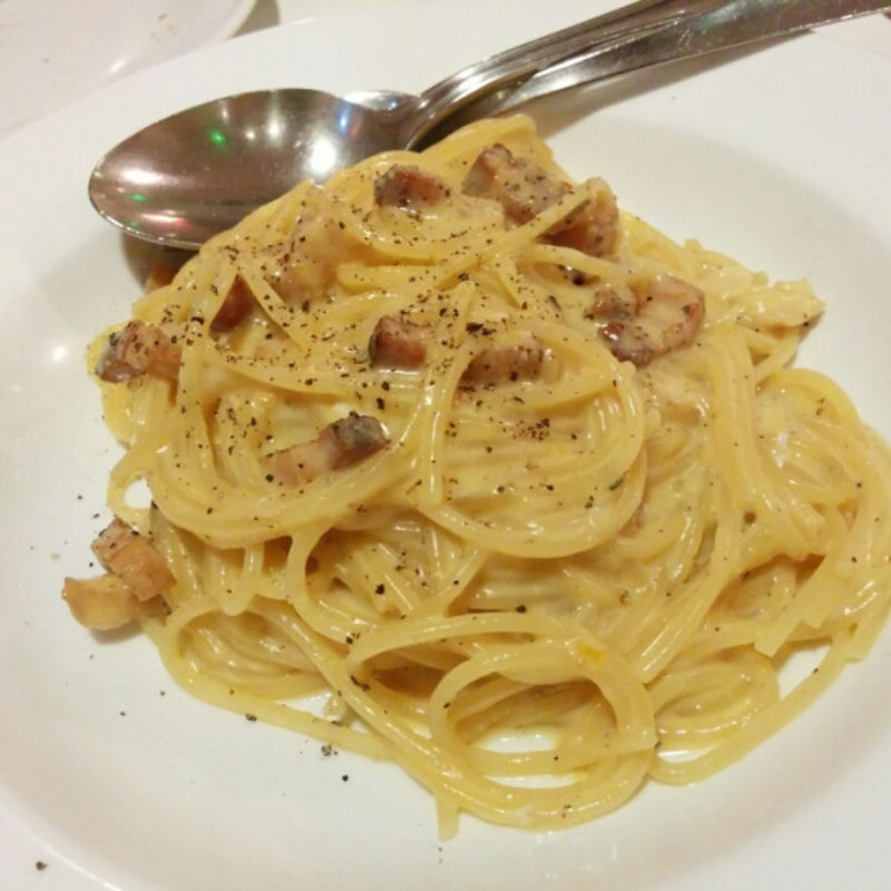 カルボナーラ(ピッツェリア マルーモ 赤坂店)