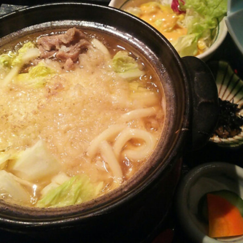 煮込みうどん膳(ひない小町)