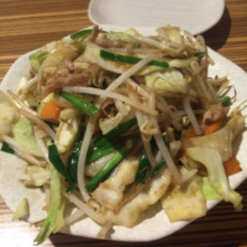 肉野菜炒め(ひびか食堂)