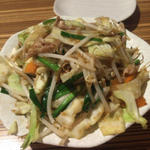 肉野菜炒め(ひびか食堂)