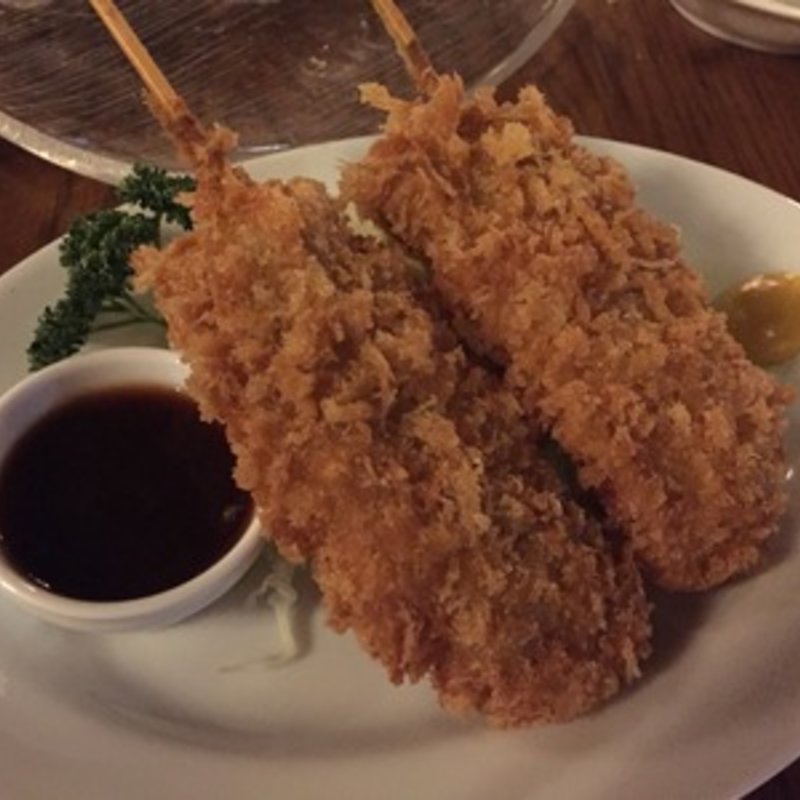 “国産”ホエー豚の串カツ（1本）(ビヤホールライオン 銀座七丁目店 )