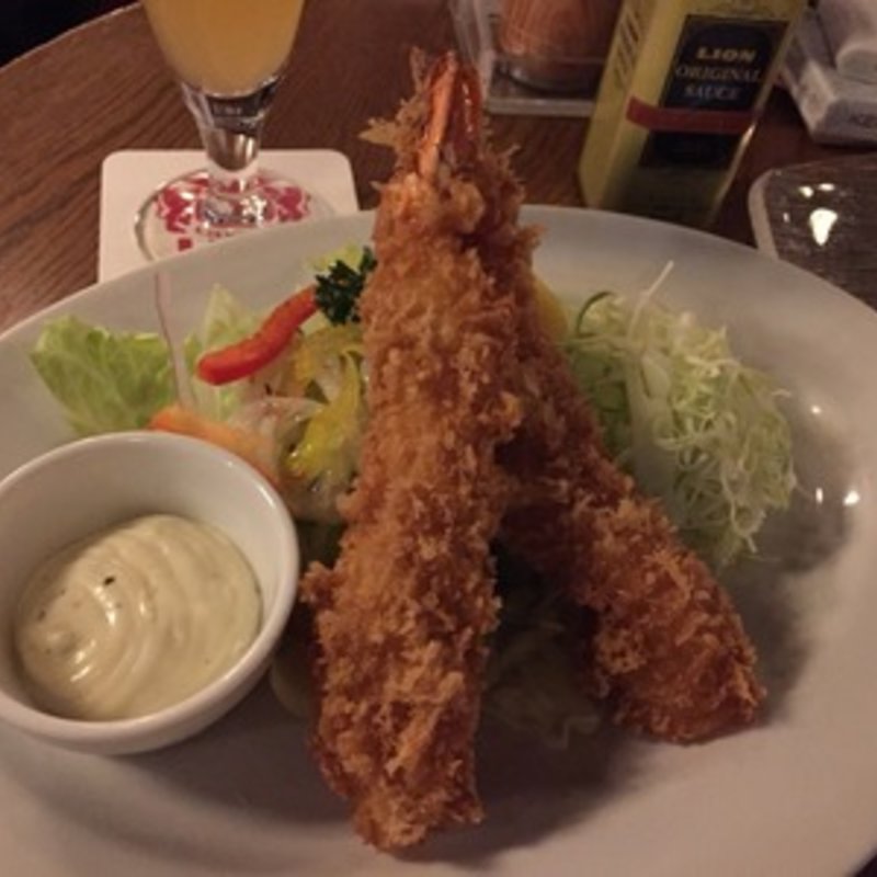 大きなエビフライ（1本）(ビヤホールライオン 銀座七丁目店 )