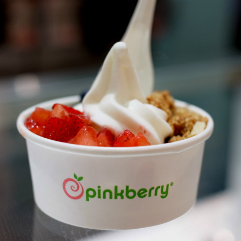 オリジナル(プレーン)＋ストロベリー＋ブルーベリー＋グラノーラ（スモールカップ）(ピンクベリー ヴィーナスフォート店 （Pinkberry）)