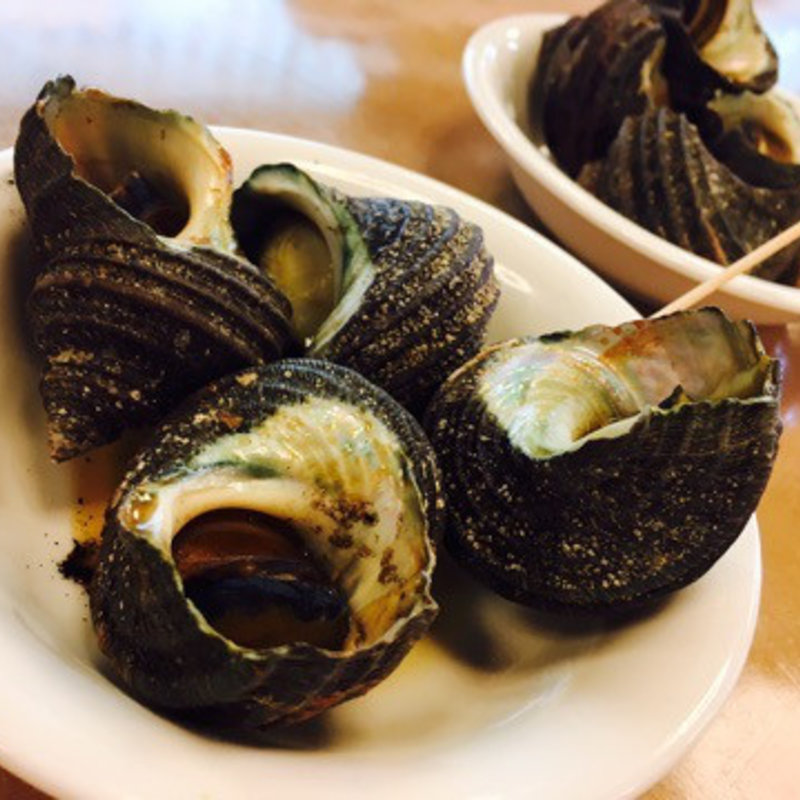 サザエのつぼ焼き(びんび家 （びんびや）)