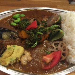 野菜カレー（大盛）(カレーの店 プーさん)