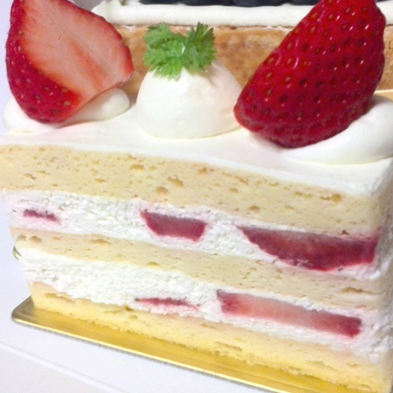 豆腐を使ったショートケーキ(スーパーブッフェ グラスコート)