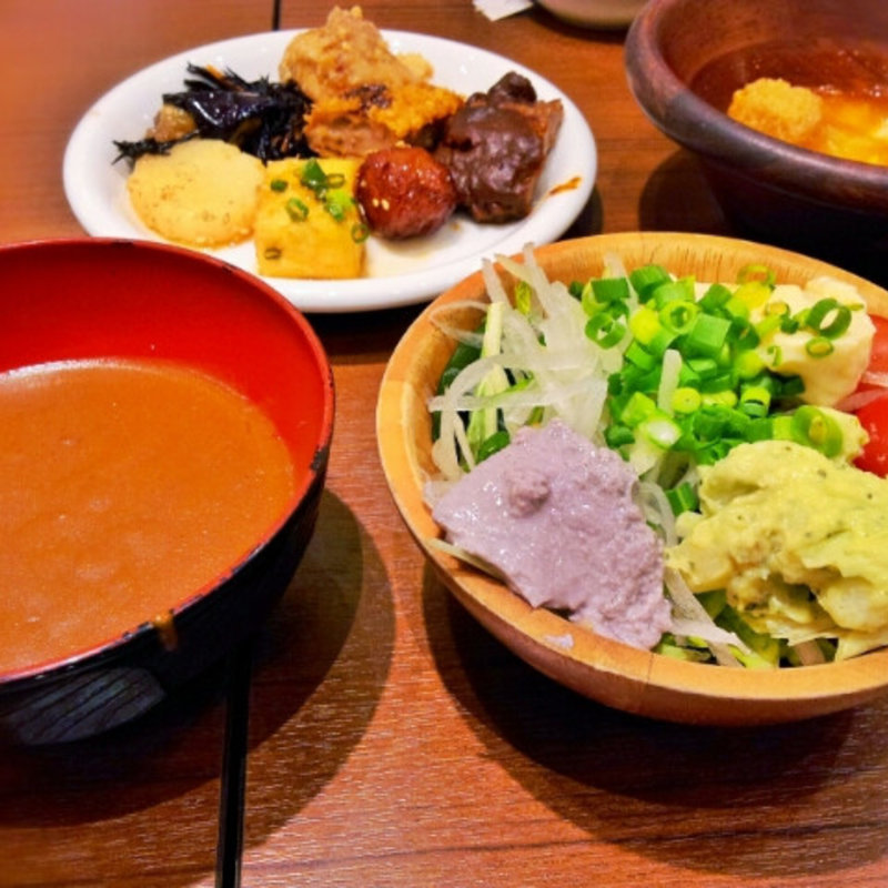 手作り豆腐と自然食ビュッフェ(ファミリーバイキング豆乃畑 船橋店 )